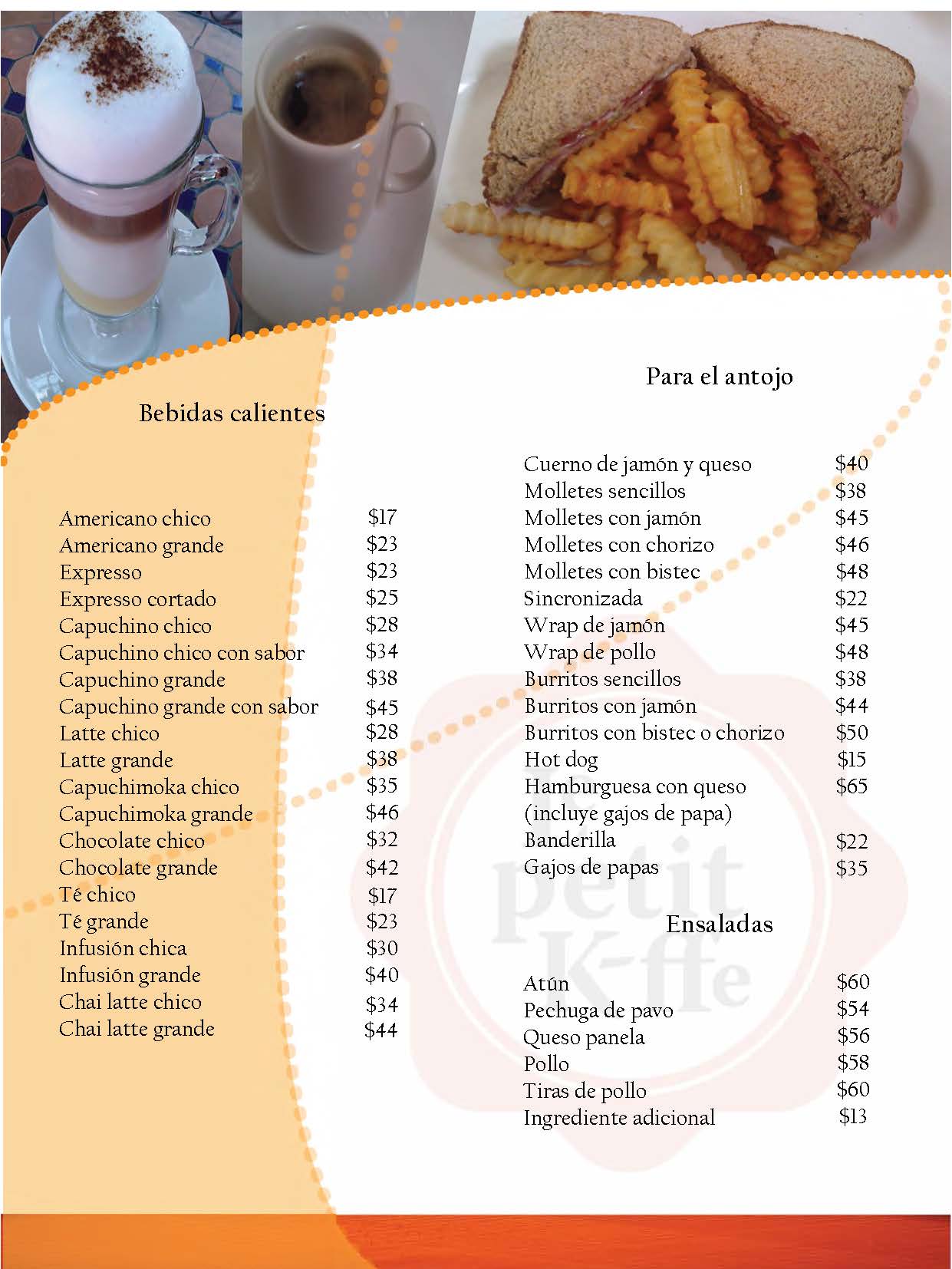 Carta de Le petit K-ffe — página 1